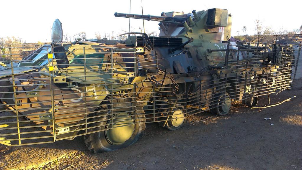 photo Knocked Ukrainian armored personel carrier BTR4E BTR-4M.  Боевое применение БТР 4 на Украине