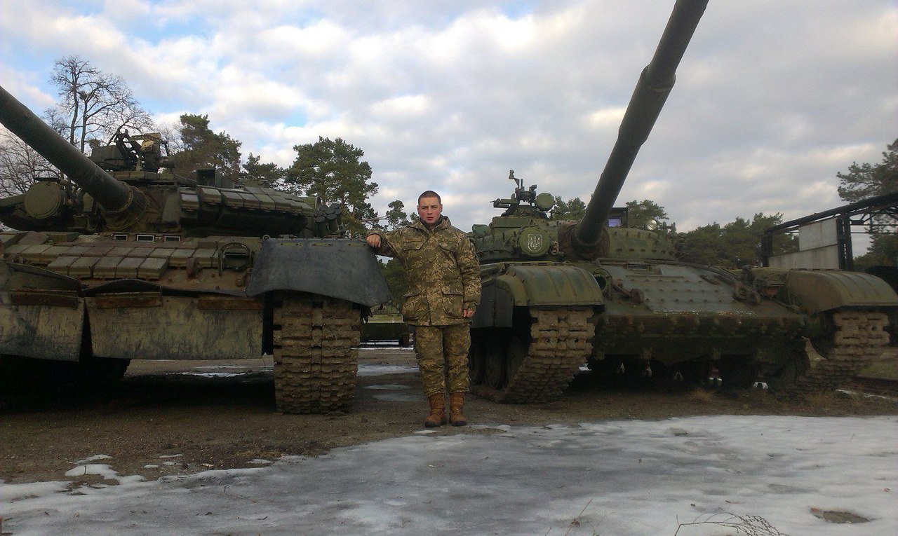 Ukrainian tanks T-80