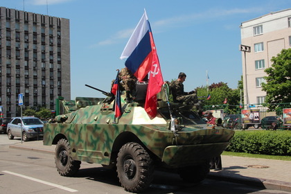 BRDM2 бардак Volksrepublik Donezk 2014