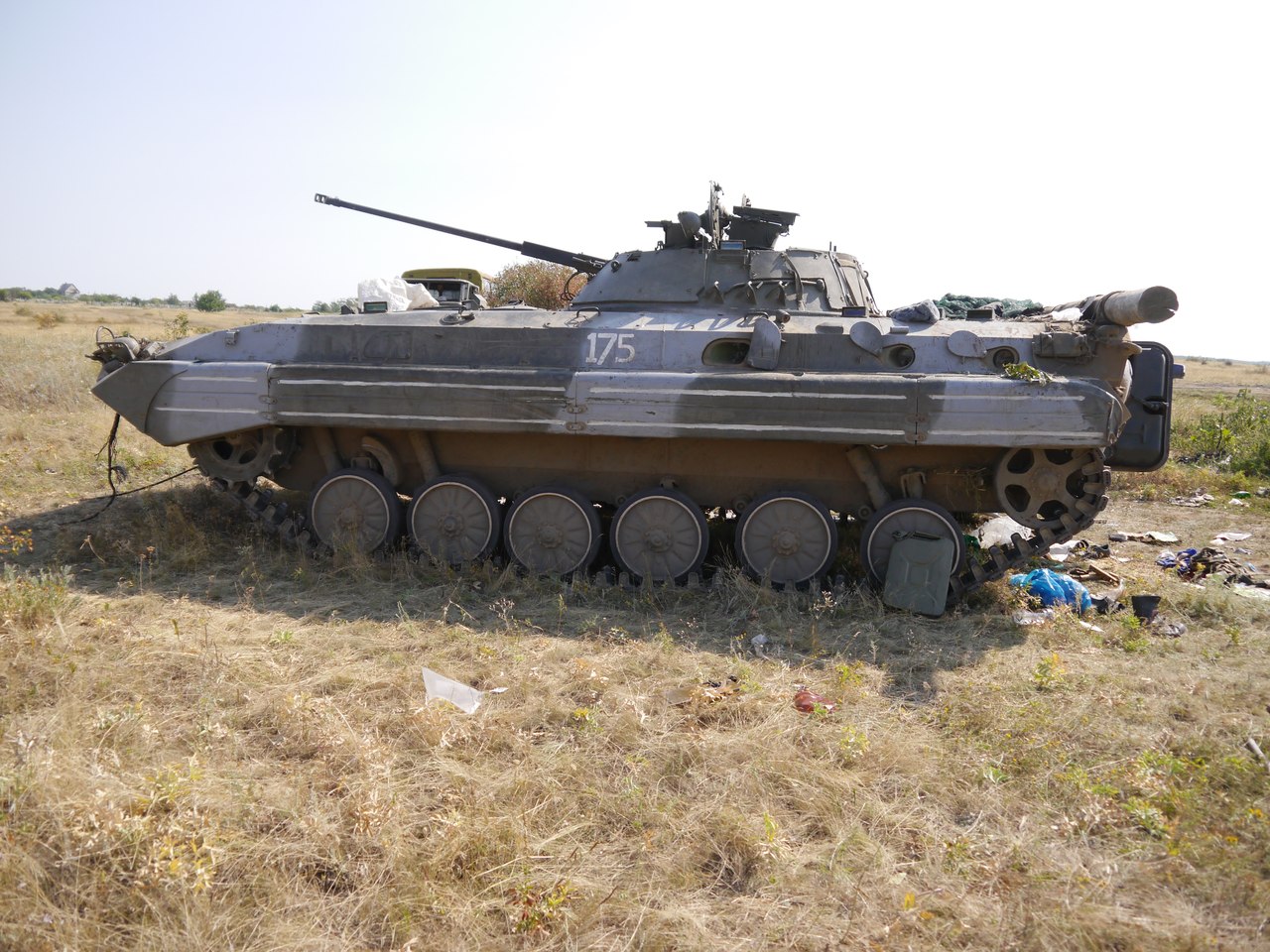 Captured ukrainian BMP-2. Ukrainian Civilian War, august 2014