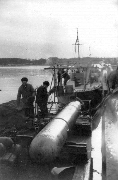 Sowjetisches Schnellboot vom Typ D.3 des Zweiten Weltkrieges RKKF