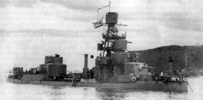 The Sverdlov and its sister-ship won the day that time. WW2 monitors of USSR, photo, foto