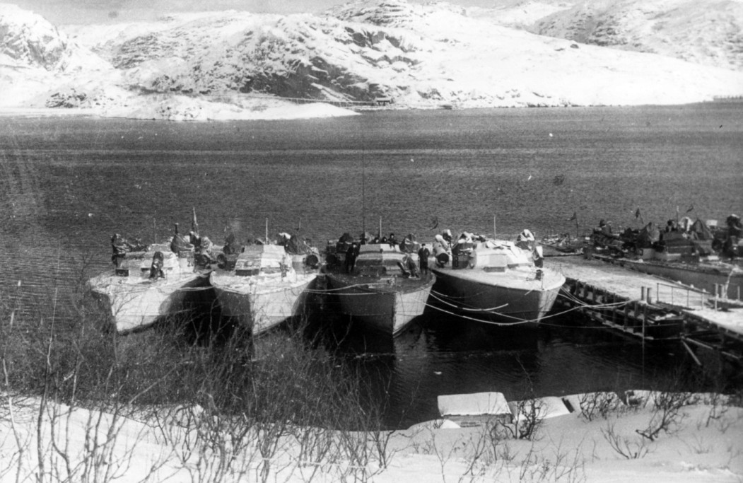 US motor Launch boats A2 Higgins of Soviet Northern fleet (lend-leased) Flottentorpedoboot
