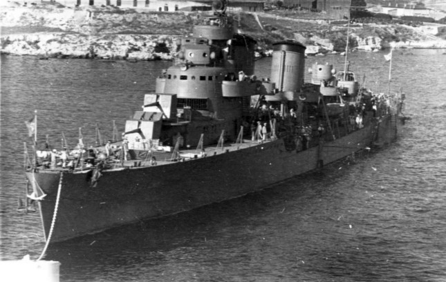Destroyer leader 'Tashkent' in Black Sea, USSR. Havittaja laiva, Lestr-distruj, Rombolo