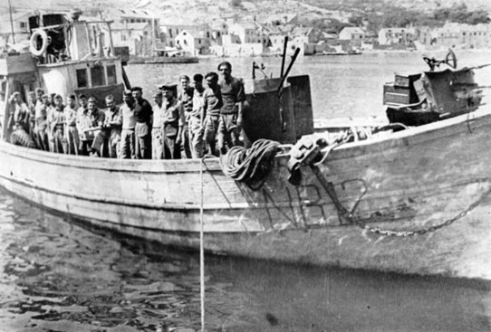 Jugoslavenske partizanske aktivnosti na moru, drugi svjetski rat НБ12 / Yugoslavas partidistas actividades en el mar, Segunda Guerra Mundial