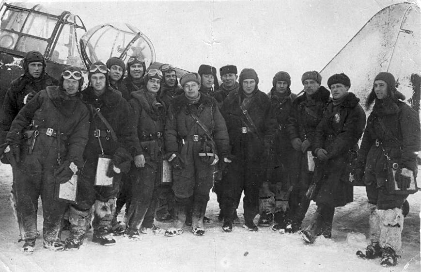 фото ВОВ ВВС пилоты и штурманы 209БАП. photo WWII USSR VVS 