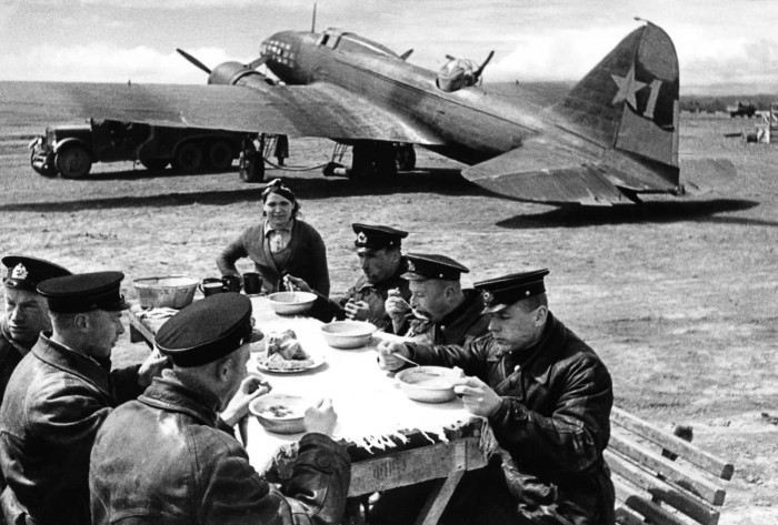 Iljuschin Il4 Russian bomber of Black sea navy in 1943
