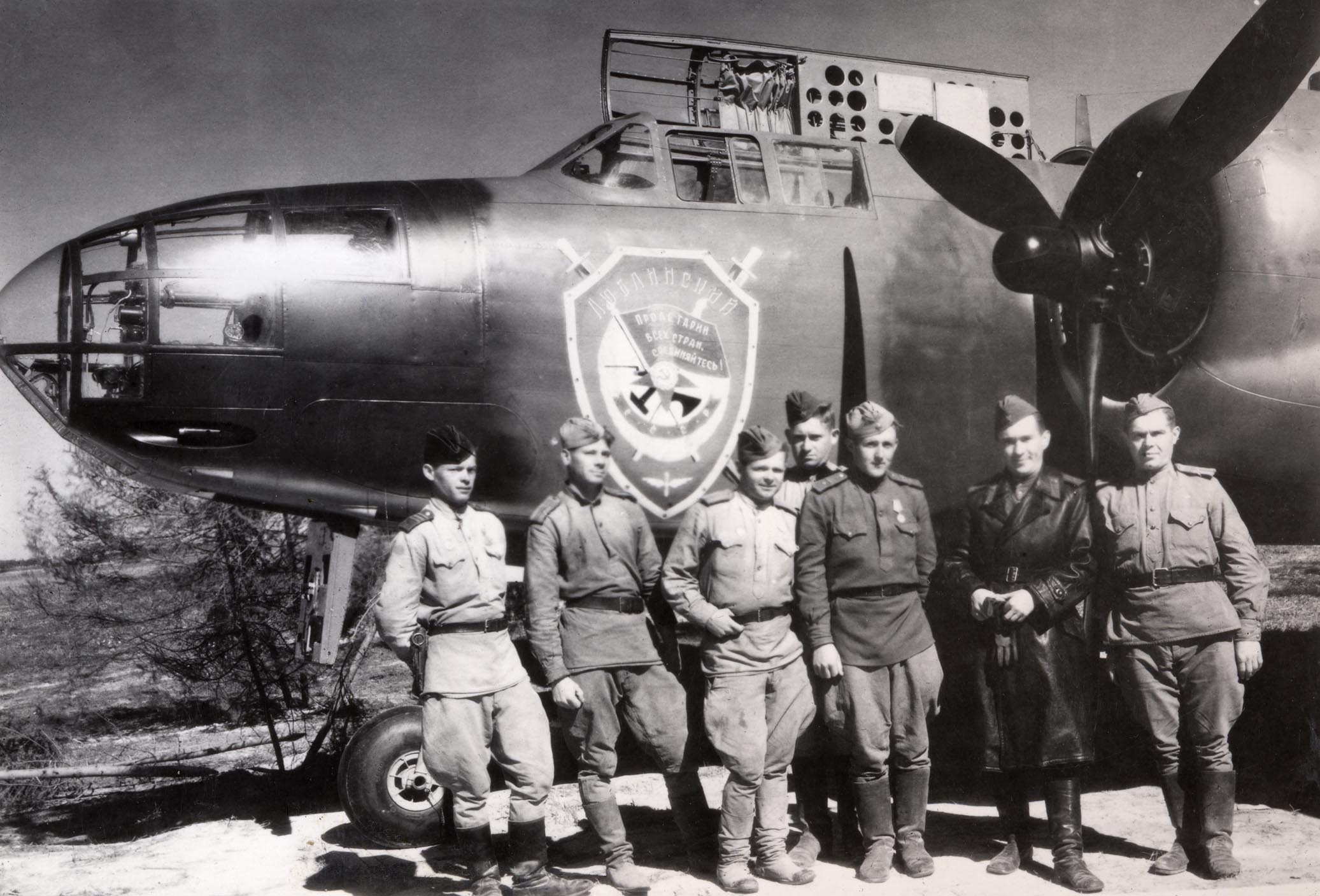 foto ww2 USSR LendLeased Douglas a20 Russian bomber.