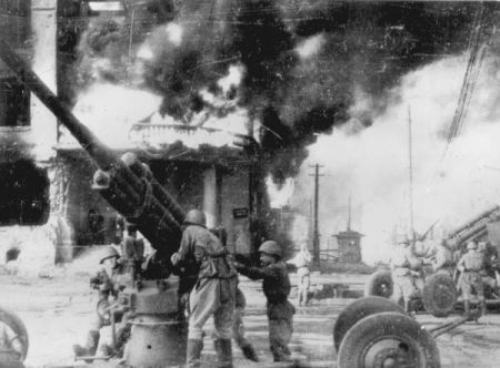 photo 1942, Stalingrad: Soviet medium flak guns