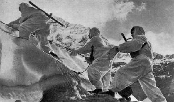photo ww2 soviet alpine unit
