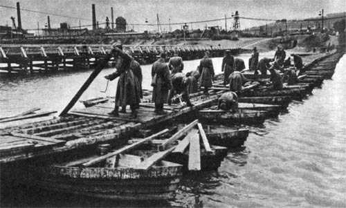 Фото ВОВ РККА на переправах через реки