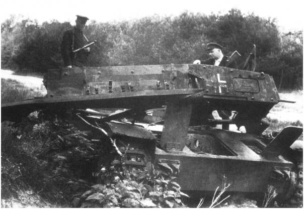 партизаны и подорванный танк PzIV