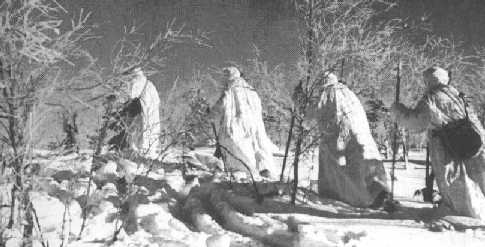 Soviet infantry in Great Patriotic War photo Фото ВОВ WW2 Recon ski team