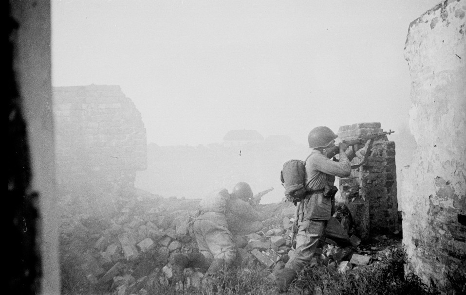 foto photo ww2 WWII Russian soldiers near Voronezh in 1942