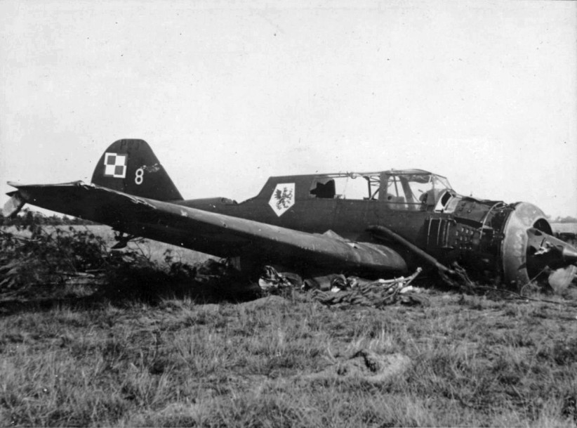 foto photo WWII ww2 Poland Karas P.23.B Sily Powietrzne Rzeczypospolitej Polskiej
