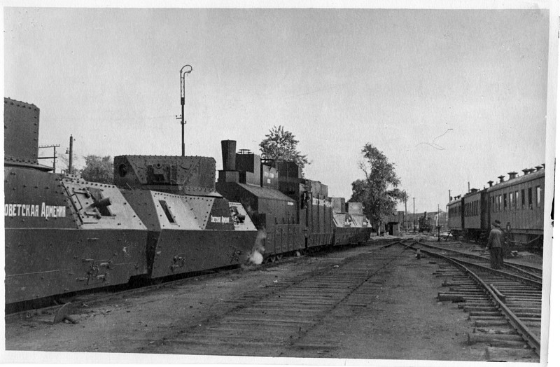 WW2 foto armoured train OB3 Soviet Armenia