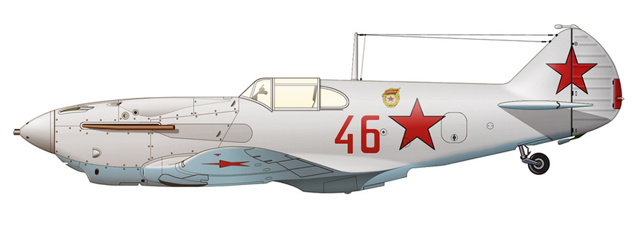 краска-серебрянка номер 46 second world war profile LaGG-3