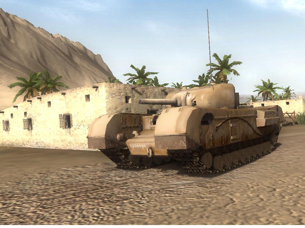 Churchill heavy tank (theater of war)