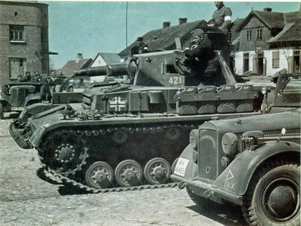 цветное фото  char allemand Panzerkampfwagen-IV