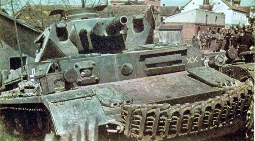 Цветная фотография Nemecky stredni tenk PzKpfw IVD 1941 (SdKfz 161, z IV)