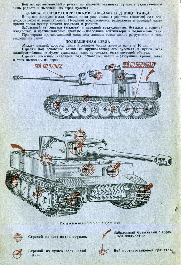 Как бить немецкие танки - советские памятки по борьбе с панцерваффе