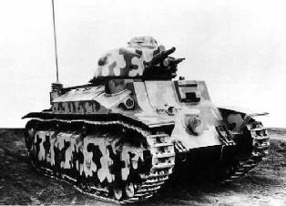 French medium tank D-2 ww2 foto