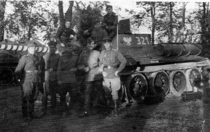 wartime picture Polish SU-85 SPG