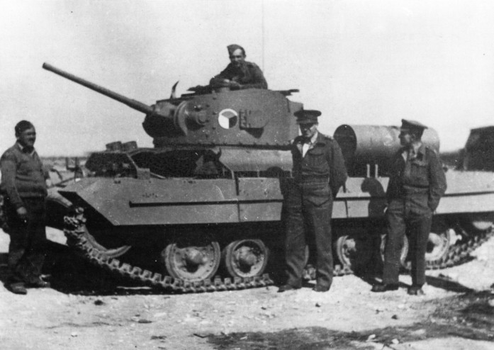 Чехословацкий танк Валентайн мк.3 в Африке (Тобрук)