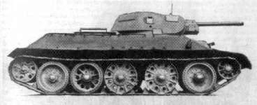 Red army tank T-34 model 1941