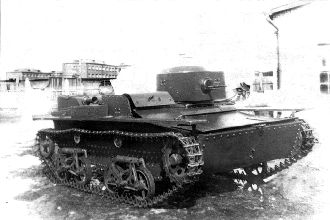 T-38 Soviet amphibious tank of USSR