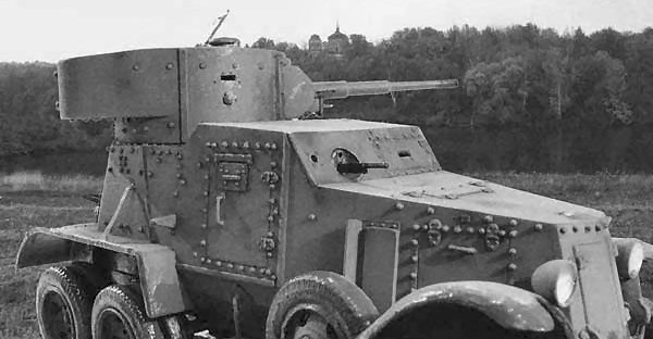 photo foto Soviet BA6 armored car