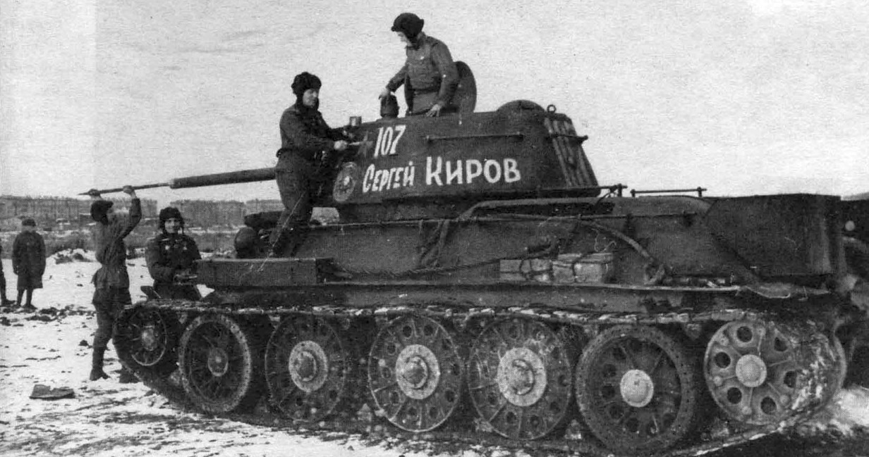 medium tank T-34 armed with 76mm F34 cannon