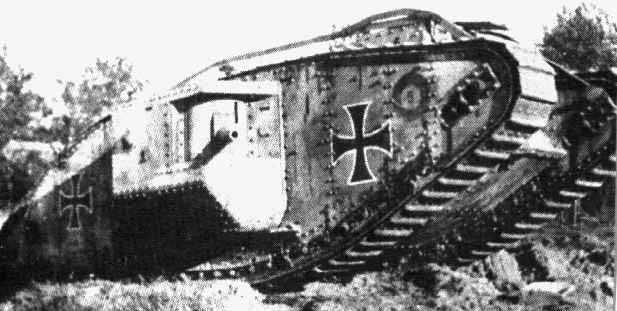 heavy tank Mark IV pressed into German service