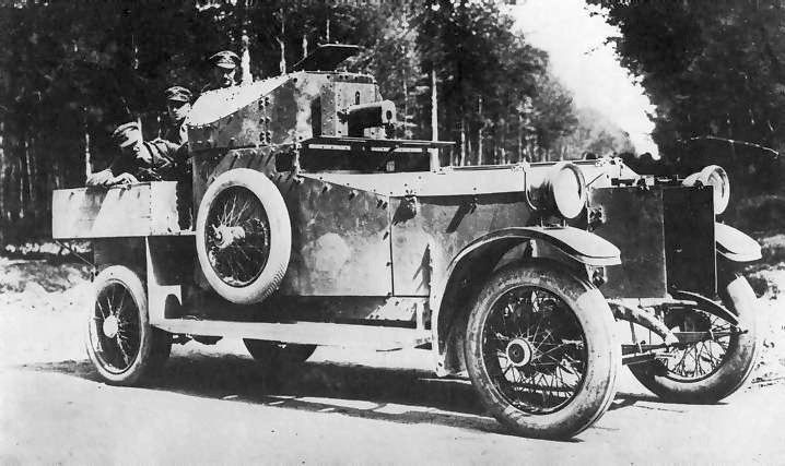 British RollsRoyce armoredcar