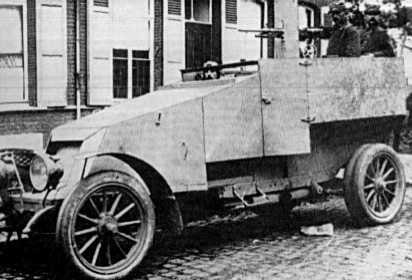 Renault Voitures blindees francaises Premiere Guerre mondiale
