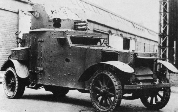 armored car White WW1 foto