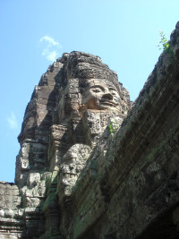 foto photo фото Bayon 216 gigantic faces of Bodhisattva on the temple's towers