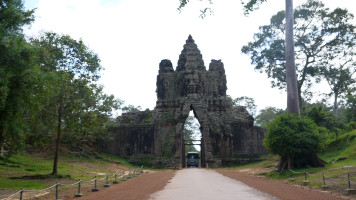 foto photo фото Angkor Thom gates