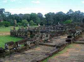 foto photo фото Angkor Thom Aleja Lwow, Kambodza