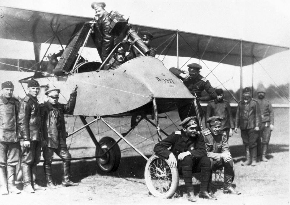 Voisin airplane Russian 5th Army Squadron